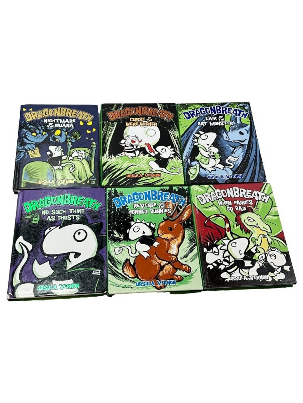Dragonbreath Lot 6 Ursula Vernon Vol 3 4 5 6 7 8  HC Books Iguana Bunnies More